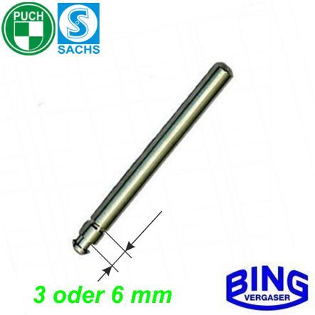 Druckstift (Federraster 3 mm) 52-105 Bing Vergaser Puch Maxi Sachs